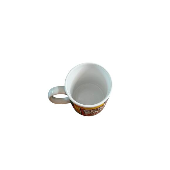 Collectible Coffee Mug 'Best Dad on the Block' Building Block Design - Picture 6 of 6